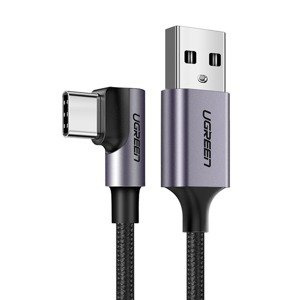 Kabel USB do USB-C kątowy UGREEN US284, 3A , 2m (czarny) - ikona produktu
