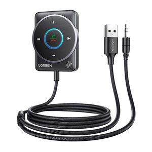 Adapter Bluetooth 5.4 Ugreen CM723, USB + mini jack 3.5mm, wbudowany mikrofon (czarny) - ikona produktu