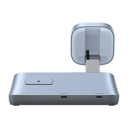 Ładowarka indukcyjna 3w1 Ugreen W711 MagFlow, Qi2 25W (szara)