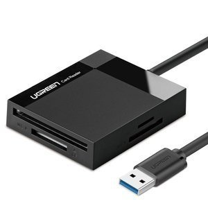 UGREEN CR125 Czytnik kart 4 w 1 USB 3.0, 0,5m (czarny) - ikona produktu