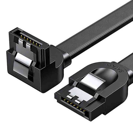 Kabel kątowy SATA UGREEN US217 0.5m (czarny)