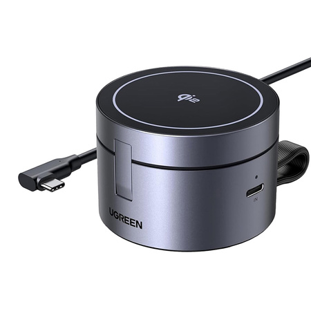 Magnetyczna ładowarka 3in1 UGREEN 25W USB-C W712 (czarna)