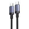 Kabel USB-C do USB-C Ugreen L528, 100 W, 1m (szary)