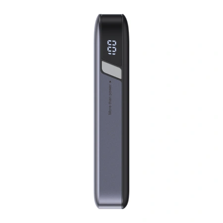 Powerbank UGREEN PB527 10000mAh 30W z kablem USB-C i ładowarką magnetyczną do Apple Watch (szary)
