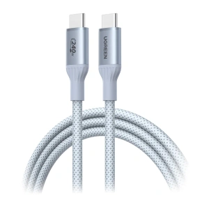 Kabel UGREEN L534 USB-C–USB-C 2m 240W (srebrno-biały) - ikona produktu