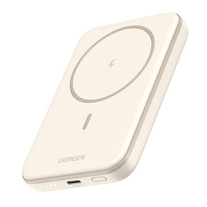 Powerbank magnetyczny 5000mAh Ugreen PB560, USB-C, 15W (beżowy) - ikona produktu