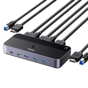 Przełącznik / switch HDMI 2.0 Ugreen CM664, KVM, 2w1, 4K 60Hz - ikona produktu