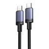 Kabel USB-C do USB-C Ugreen L528, 100 W, 0.5m (szary)