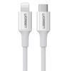 Kabel Lightning do USB-C UGREEN 3A US171, 1.5m (biały)