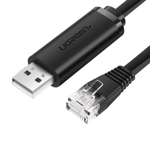 Kabel Konsolowy UGREEN CM204, USB - RJ45 Do Urządzeń Sieciowych, 1.5m (czarny) - ikona produktu