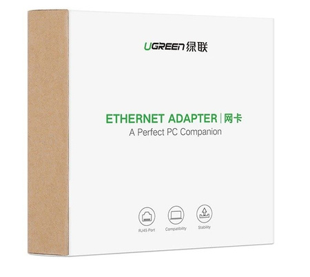 Adapter zewnętrzny Gigabit Ethernet USB 3.0 UGREEN MC209(szary)