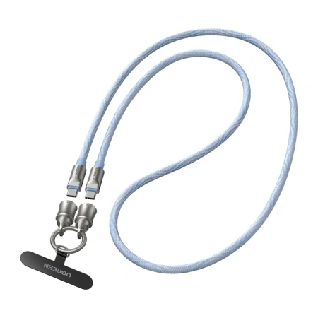 Kabel UGREEN L508 USB-C 1.2m 60W (niebieski)