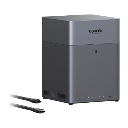 Serwer plików NAS Ugreen DH4300 Plus, 4-dyskowy, A76+A55, 8GB DDR4, 2.5GbE, 4K + kabel HDMI