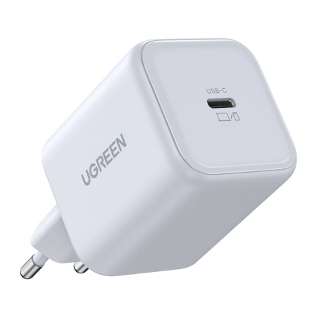 Ładowarka sieciowa UGREEN X524 45W, USB-C GaN (biała)