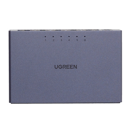 Przełącznik Switch UGREEN CM633 5-portowy GigaBit Ethernet (czarny)