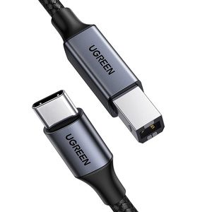Kabel USB-C do USB-B 2.0 (do drukarki) Ugreen US370, 2m (czarny) - ikona produktu