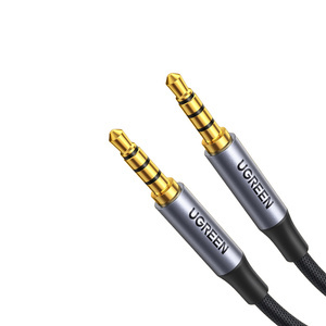 Kabel mini jack 3.5mm UGREEN AV183, AUX, 2m (czarny) - ikona produktu