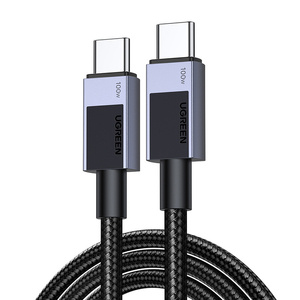 Kabel USB-C do USB-C Ugreen L512, 100W, 5A, 0.5m (czarny) - ikona produktu