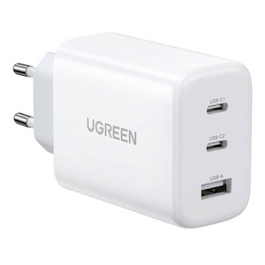 Ładowarka sieciowa UGREEN CD275, 2x USB-C, 1x USB, 65W (biały) - ikona produktu