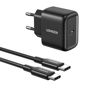 Ładowarka sieciowa UGREEN CD250, 25W, USB-C (czarny) + kabel USB-C do USB-C, 2m (czarny) - ikona produktu