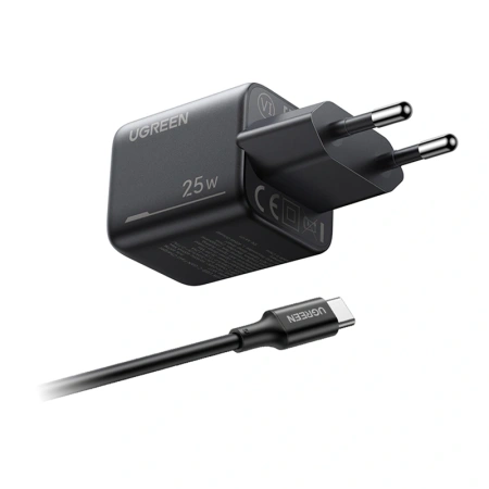 Ładowarka sieciowa UGREEN X517, 25W, USB-C GaN + kabel 1m