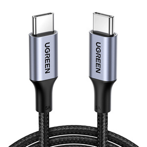 Kabel USB-C do USB-C Ugreen US316, 100W, 5A 0.5m (czarny) - ikona produktu