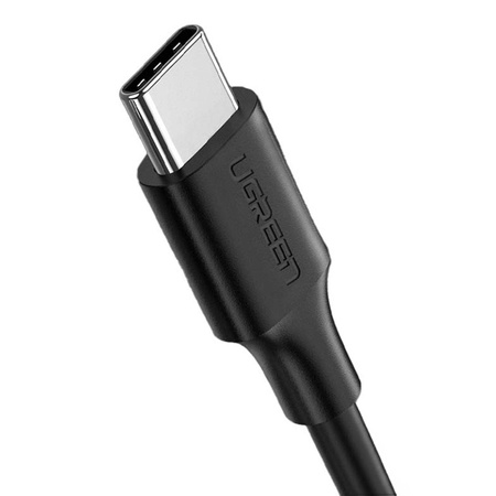 Niklowany kabel USB-C UGREEN 	US286 1.5m (czarny)