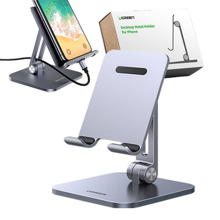 Podstawka na tablet lub smartfon 4-13" Ugreen LP134 (srebrna)