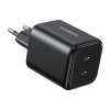 Ładowarka Dual UGREEN USB-C 45W X526 (czarny)