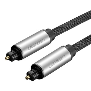 UGREEN AV108 Kabel optyczny Toslink Audio, aluminiowy z oplotem, 1m (szary) - ikona produktu