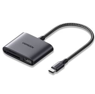 Czytnik kart + USB, UGREEN CM387, USB-C (czarny) - ikona produktu