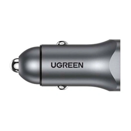 Ładowarka samochodowa UGREEN CD130 30W USB-A/USB-C (szara)