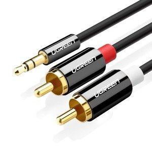 UGREEN AV116 Przewód 3,5mm Jack do 2RCA (Cinch) 3m (czarny) - ikona produktu