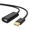 Kabel przedłużający USB 2.0 UGREEN US121, aktywny, 20m (czarny)