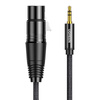 UGREEN AV182 Kabel XLR żeński do jack 3.5 męski - 2m (czarny)