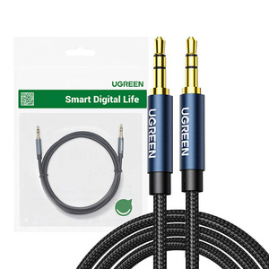 Kabel mini jack 3,5mm UGREEN AV122, AUX, 1m (black) - ikona produktu