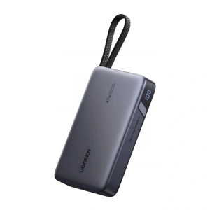 Powerbank 20000mAh Ugreen PB550 USB + USB-C, 67W, wbudowany kabel, certyfikat CCC (szary) - ikona produktu