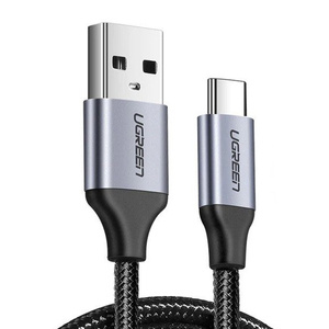 Kabel USB do USB-C QC3.0 UGREEN  US288 0,5m z aluminiową wtyczką (czarny) - ikona produktu