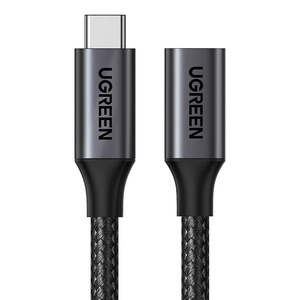 Przedłużacz USB 3.2 Ugreen US372 męski USB-C do żeński USB-C Gen 2 0,5m (czarny) - ikona produktu