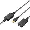Kabel przedłużający USB 2.0 UGREEN US121, aktywny, 20m (czarny)