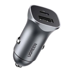 Ładowarka samochodowa UGREEN CD130 30W USB-A/USB-C (szara) - ikona produktu