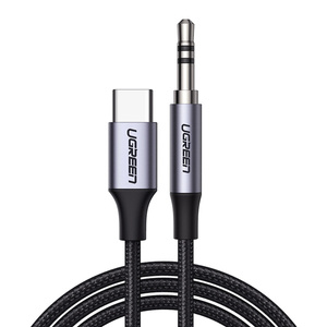 Kabel USB-C UGREEN CM450 do mini jack 3.5mm AUX, 1m (czarny) - ikona produktu