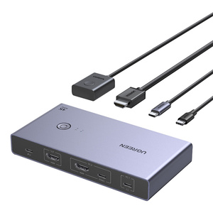 Przełącznik Switch KVM Ugreen CM731 2w1 USB-C + HDMI - ikona produktu