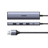 Hub UGREEN 5w1 Adapter, USB do 4x USB 3.0 CM473-20805 (szary)