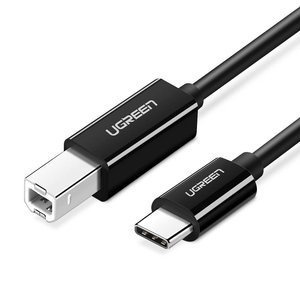 Kabel USB 2.0 C-B UGREEN US241 do drukarki 2m (czarny) - ikona produktu
