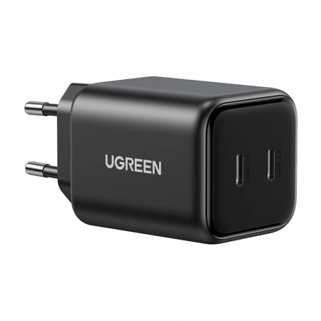 Ładowarka Dual UGREEN USB-C 45W X526 (czarny)