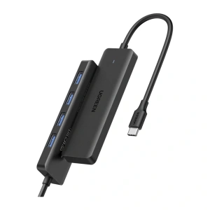 Hub UGREEN CM219 4-portowy USB-C USB-A USB 3.2 Gen1 (czarny) - ikona produktu