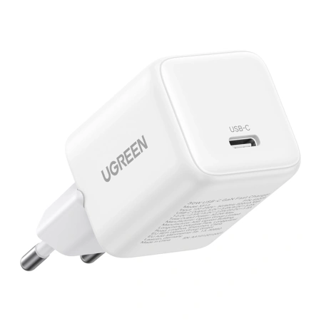 Ładowarka sieciowa Ugreen X513 GaN USB-C +KAB USB-C 1M (biała)