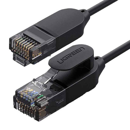 Kabel sieciowy UGREEN NW122 Ethernet RJ45, Cat.6A, UTP, 10m (czarny)