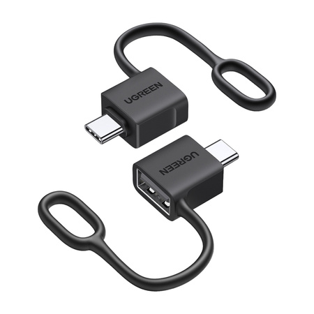 Adapter USB-C do USB-A Ugreen LS503, 2 sztuki (biały)